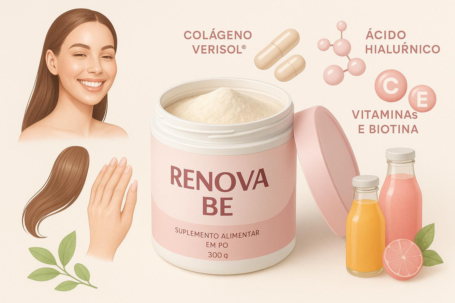 Renova Be é bom para pele, cabelos e unhas? Descubra seus benefícios, sabor, efeitos e avaliações reais para cuidar da sua beleza com qualidade. (imagem gerada com inteligência artificial)
