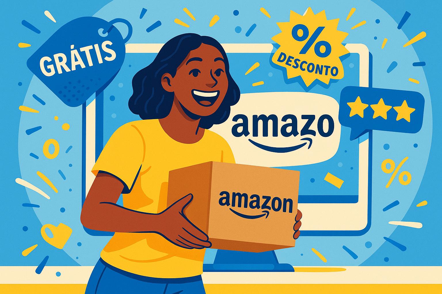 Descubra estratégias para obter produtos de graça na Amazon em 2025, aproveitando programas, eventos e dicas essenciais para economizar e ganhar benefícios exclusivos. (imagem gerada com inteligência artificial)