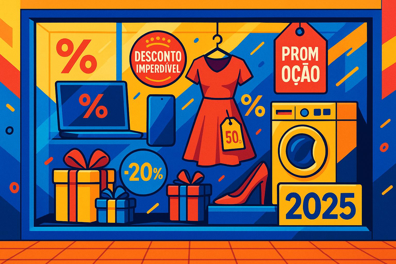 Aproveite as melhores promoções de 2025 com descontos imperdíveis na Black Friday, liquidações e eventos especiais. Planeje-se para economizar muito! (imagem gerada com inteligência artificial)