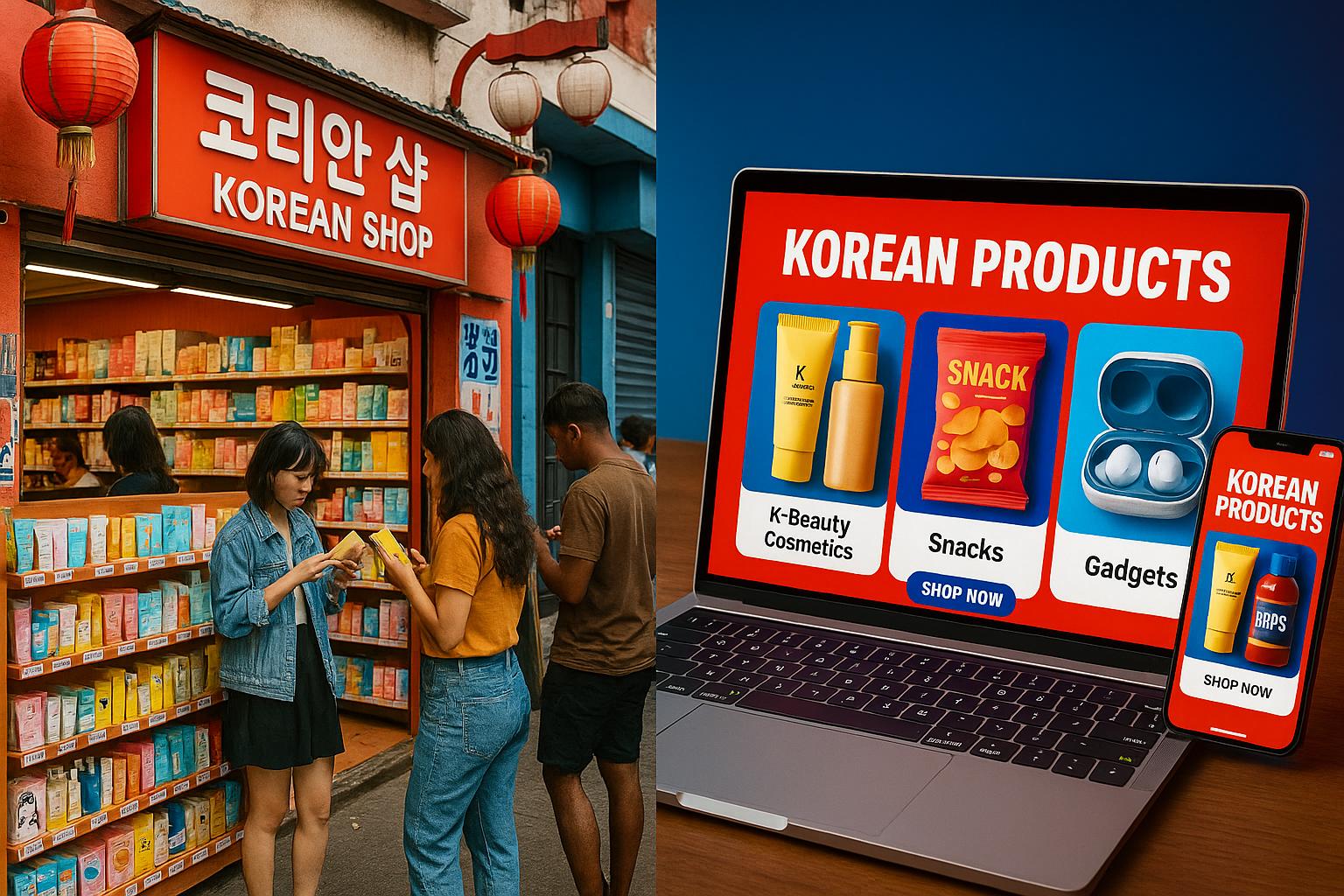 Guia completo 2026: Onde Encontrar Produtos Coreanos online e presencialmente no Brasil para aproveitar tendências de K-beauty, tecnologia e cultura pop. (imagem gerada com inteligência artificial)