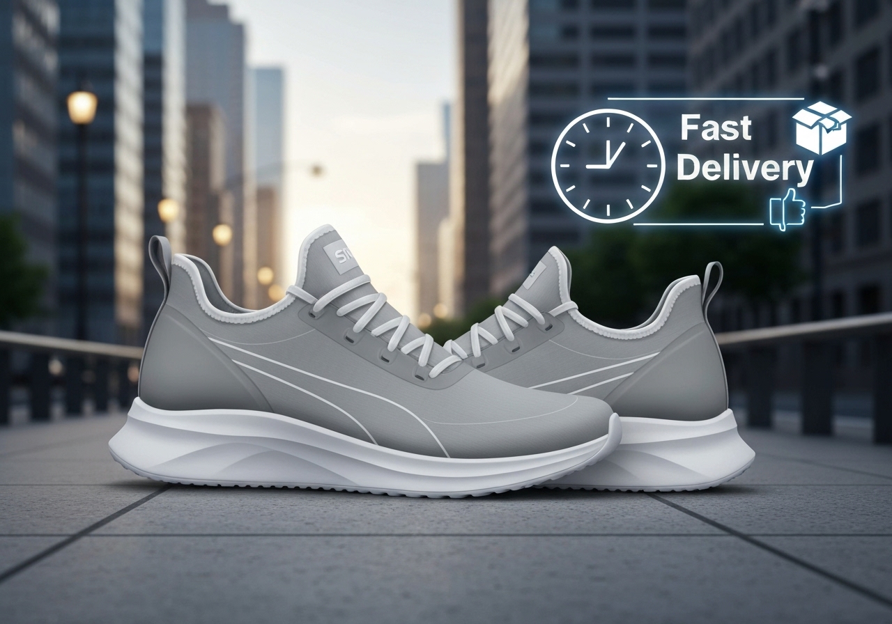 Tenha conforto e estilo diário com o Tênis Snary unissex: sola PVC, cabedal EVA 3mm, entrega rápida, frete grátis e descontos. Ideal para academia e caminhada. (imagem gerada com inteligência artificial)