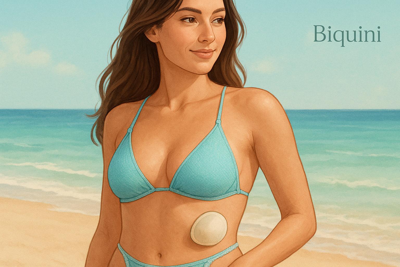 Biquíni cortininha com bojo removível, calcinha meio fio dental e tecido texturizado premium. Ajuste perfeito, conforto e estilo versátil para praia ou piscina. (imagem gerada com inteligência artificial)
