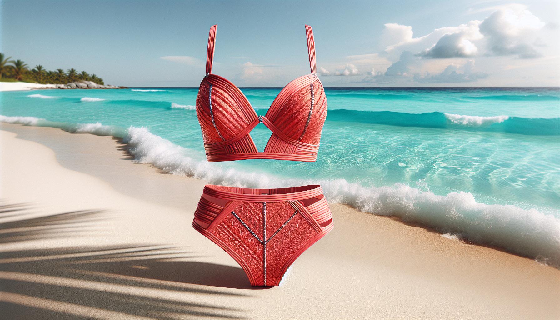 Conjunto biquíni fio duplo: top cortininha + calcinha asa delta, bojo removível, 90% poliamida/10% elastano. Durável, conforto, frete grátis, entrega no mesmo dia. (imagem gerada com inteligência artificial)