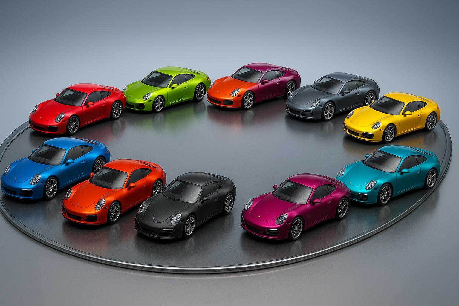 12 mini carrinhos da Zetek: design moderno, plástico resistente e cores chamativas. Ideal para crianças a partir de 3 anos, estimula imaginação e coordenação. (imagem gerada com inteligência artificial)