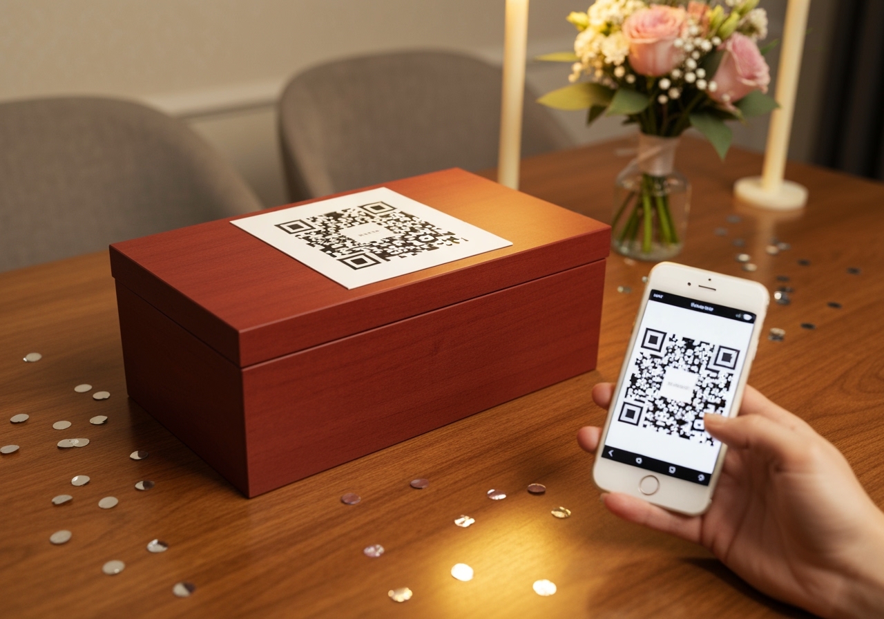 Descubra se a Caixa PIX Urna para Casamento Operação Lua de Mel vale a pena. Veja avaliações e benefícios desse item incrível para o corte da gravata. (imagem gerada com inteligência artificial)