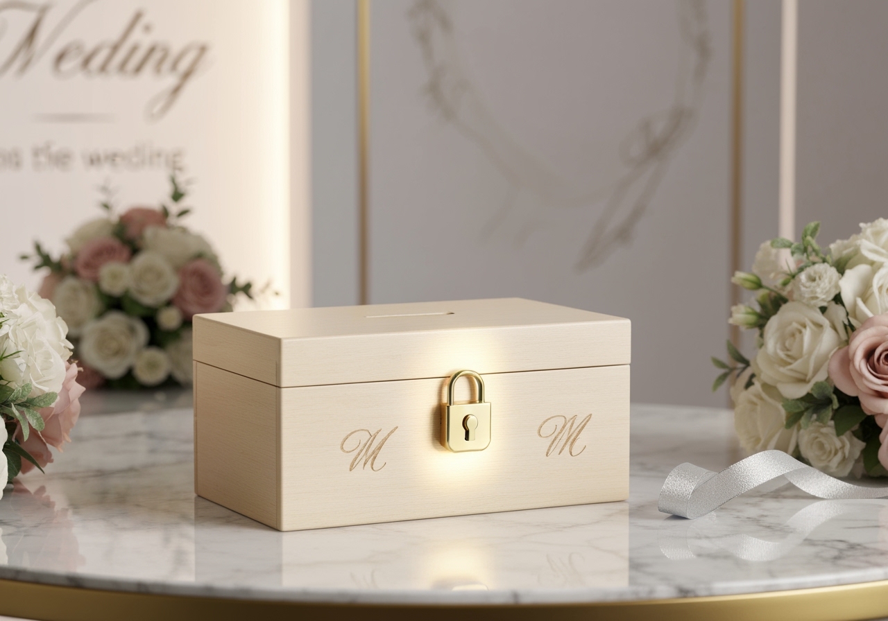 Descubra tudo sobre a Caixa de Lua de Mel, a solução prática e elegante para o seu casamento, combinando estilo, segurança e comodidade. (imagem gerada com inteligência artificial)