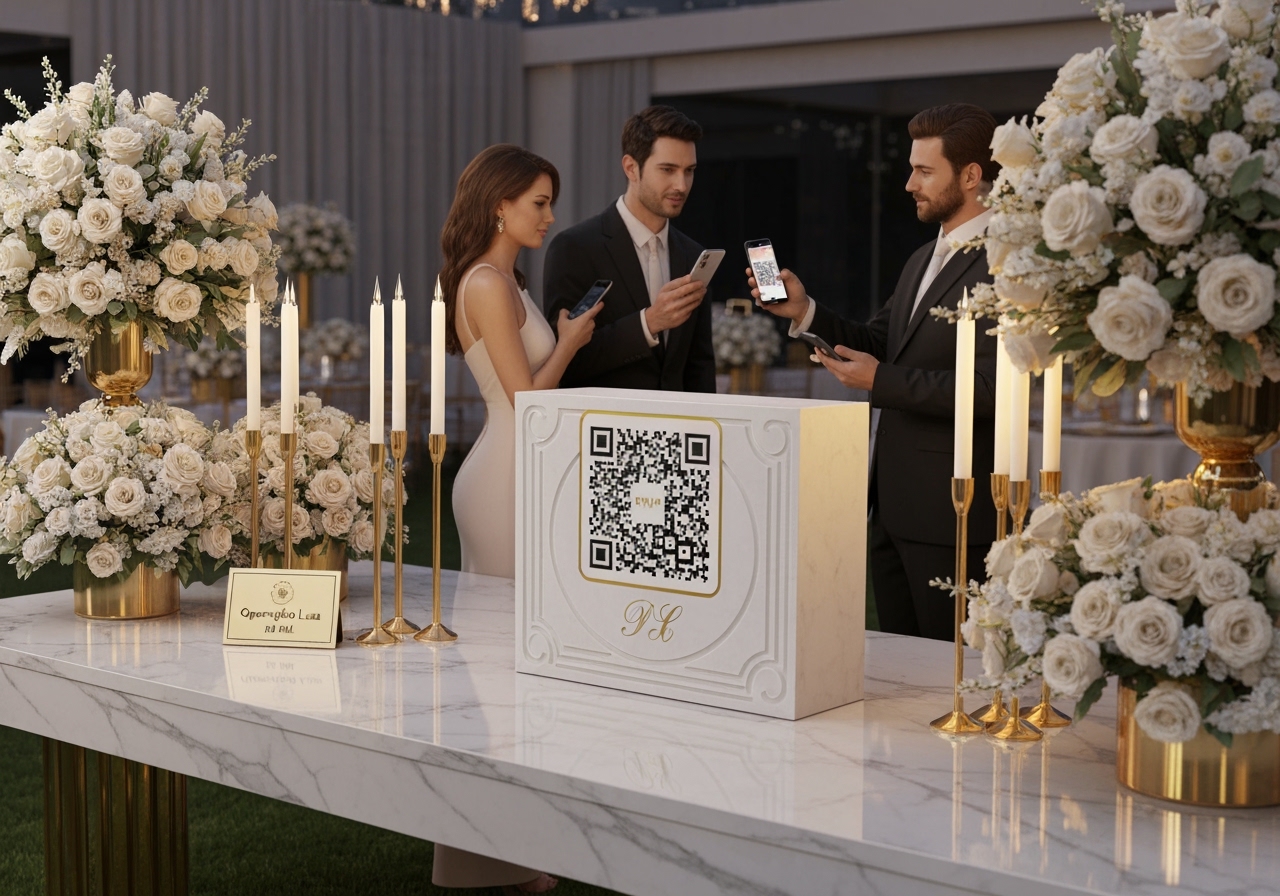 Ideal para noivos e padrinhos, o Cofre PIX casamento em MDF anima os convidados na Operação Lua de Mel. Com iniciais personalizadas por só R$ 29,90! (imagem gerada com inteligência artificial)
