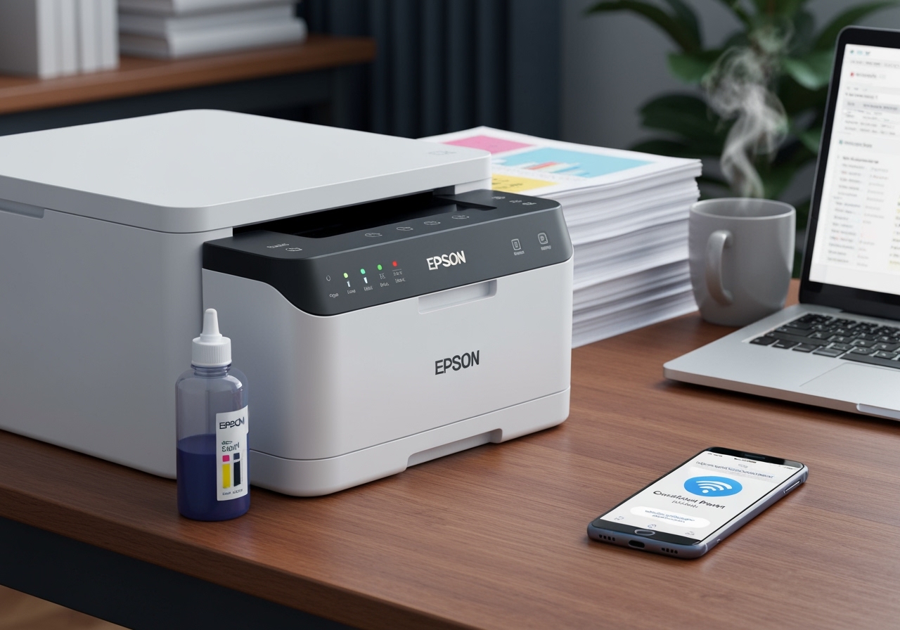 Vale a pena comprar Epson L3250 hoje? Descubra tudo nesta análise completa antes de decidir e veja como garantir a sua por apenas R$ 973! (imagem gerada com inteligência artificial)