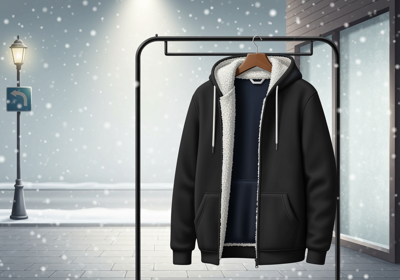 Quer renovar o guarda-roupa para o frio? Descubra como escolher o melhor moletom unissex barato, unindo muito conforto e economia. Clique e confira agora mesmo! (imagem gerada com inteligência artificial)