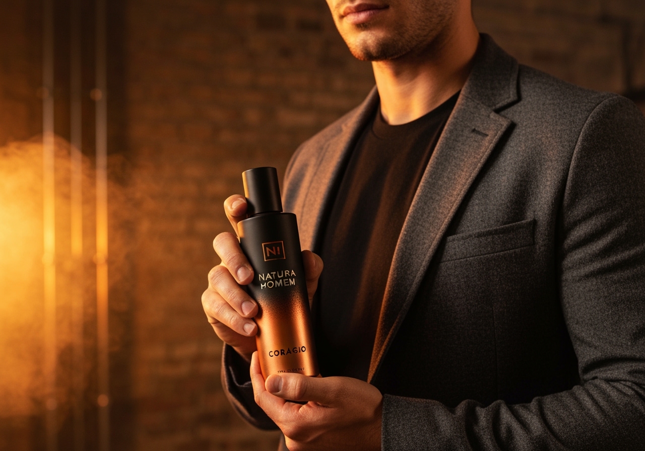 Vale a pena investir R$ 319,90 no Natura Homem Coragio? Descubra o segredo dessa fragrância marcante e veja por que ela é um presente tão elogiado. (imagem gerada com inteligência artificial)
