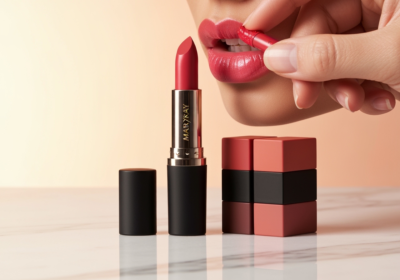 Descubra por que o batom cremoso Mary Kay 3,6g entrega conforto, cores vibrantes e boa fixação. Review honesto, prós e contras, preço R$ 46,50 e onde comprar. (imagem gerada com inteligência artificial)